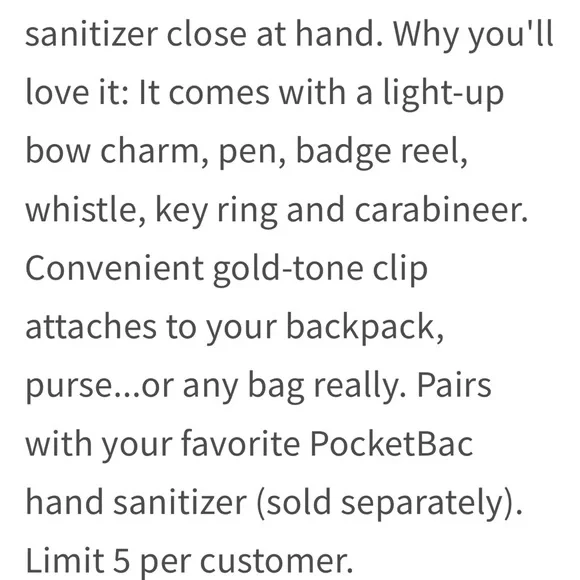 Bath & Body Works   PocketPac Key Ring Holder W / 2 Bags 
🆕 - Picture 5 of 14